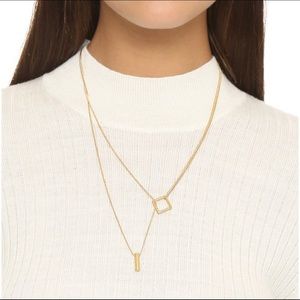 SOLD - Madewell Cylinder Double Twist Necklace